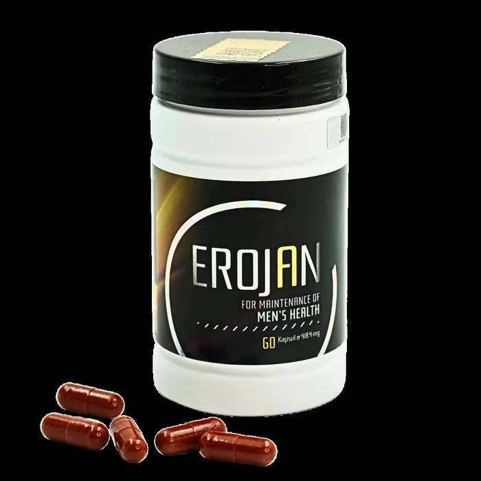 Erojan — Suplemen Herbal Pendukung Energi Pria, 60 Vegetable Capsules